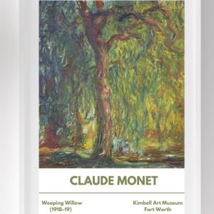 Claude Monet Weeping Willow Print