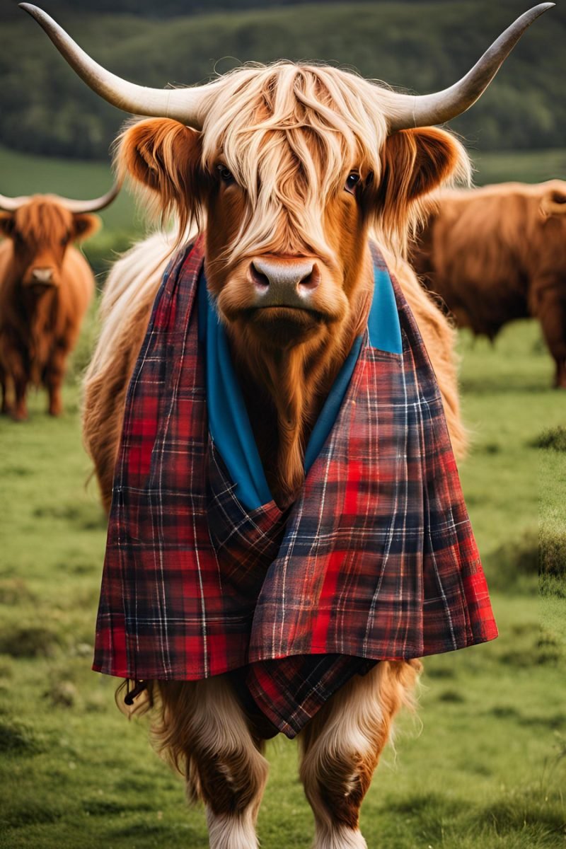 Cute Scottish Highland Cow