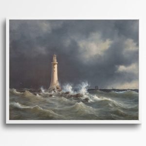 Eddystone Lighthouse Art Print Anton Melbye