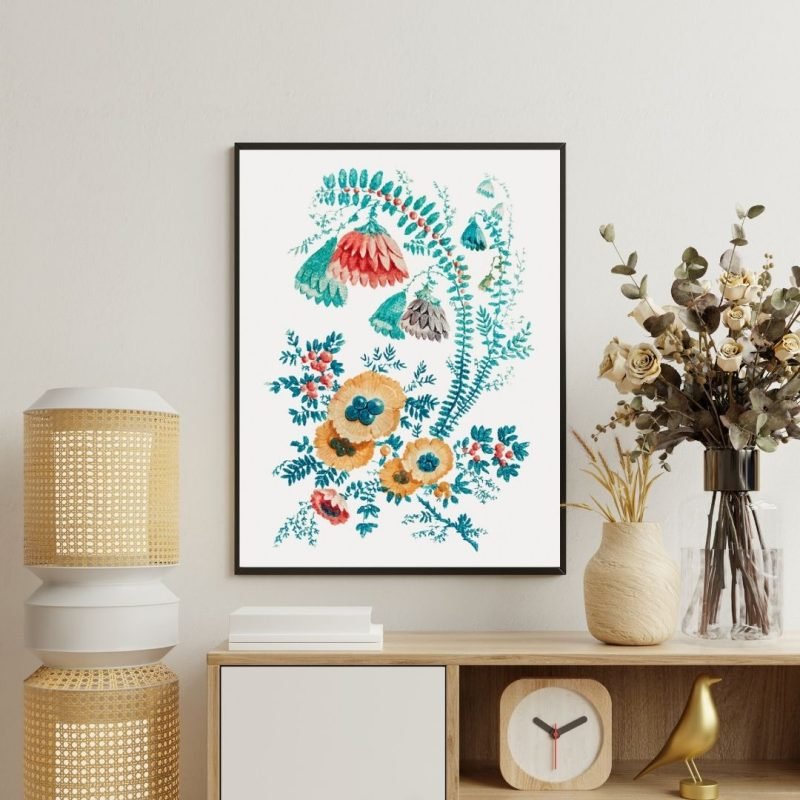 Fantastic Flowers Jean Baptiste Pillement Canvas