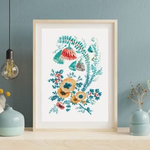 Fantastic Flowers Jean Baptiste Pillement Wall Art