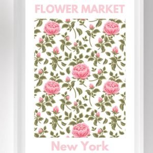 Flower Market Poster New York