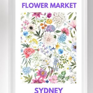 Flower Market Poster Sydney