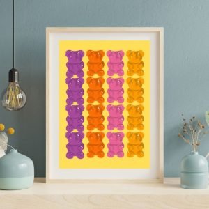 Jellybears Poster wall art