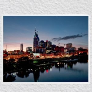 Nashville Tennessee Skyline Poster