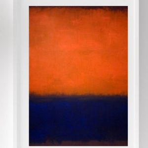 Orange Navy Blue No 14 Mark Rothko