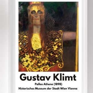 Pallas Athene Gustav Klimt poster Print