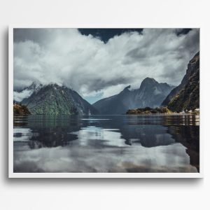 Panoramic Lake View Poster