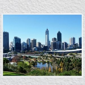 Perth Cityscape Poster
