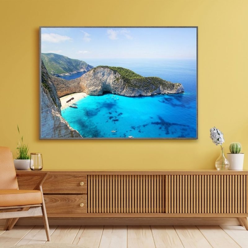Secret Island Beach Poster Canvas