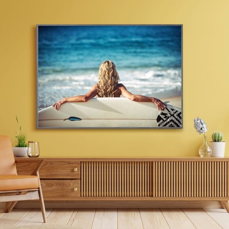Surf Girl Poster print