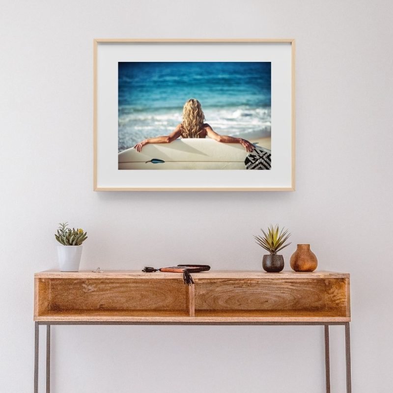 Surf Girl Poster wall art