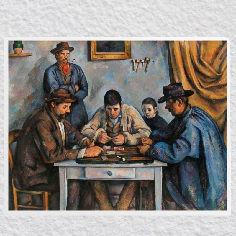 The Card Players Paul Cezanne art print
