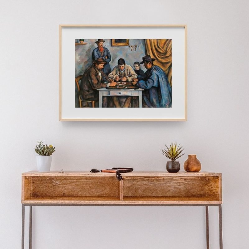 The Card Players Paul Cezanne wall art