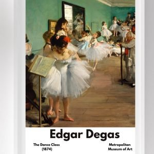 The Dance Class Print Edgar Degas poster