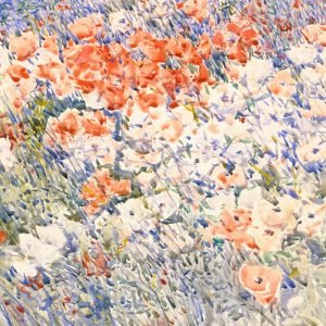The Island Garden Print Childe Hassam