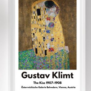 The Kiss Print poster Gustav Klimt