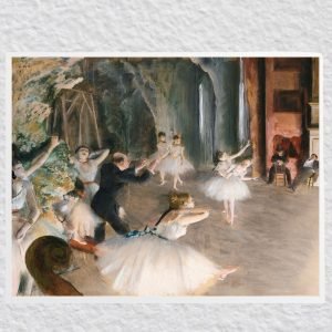 The Rehearsal Onstage Edgar Degas Art Print
