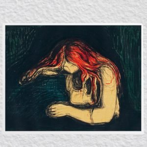 The Vampire II Edvard Munch Art Print