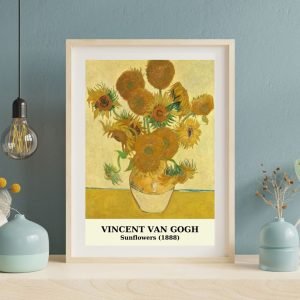 Van Gogh Sunflowers Print wall art