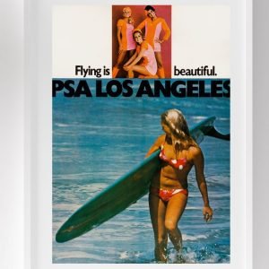 Vintage Los Angeles Travel Poster Psa