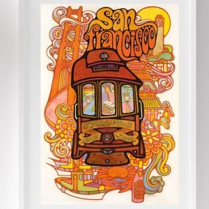 Vintage San Francisco Travel Poster 1969
