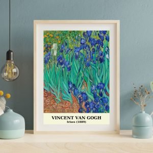 irises Van Gogh wall art