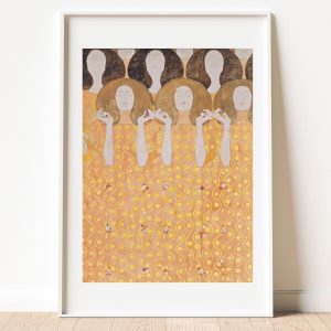 Beethoven Frieze Art Nouveau Poster Gustav Klimt