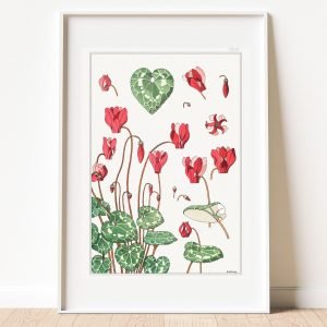 Botanical Cyclamen Wall Art