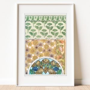 Chrysanthemum Wall Art Floral Patterns