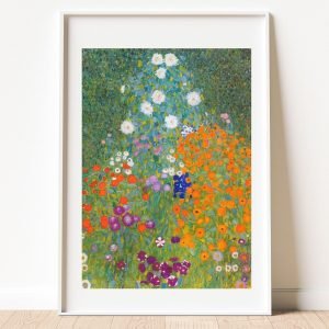 Cottage Garden Gustav Klimt Art Print