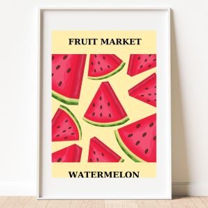 Fruit Market Watermelon Poster