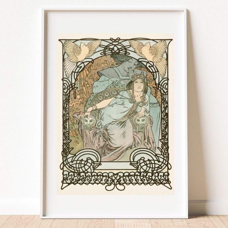 Ilsee Princesse de Tripoli Alphonse Mucha Art Print