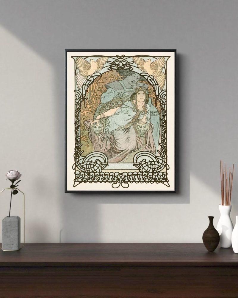 Ilsee Princesse de Tripoli Alphonse Mucha poster Art Print