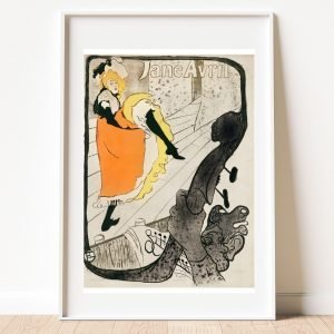 Jane Avril Dancing Toulouse Lautrec Art Print