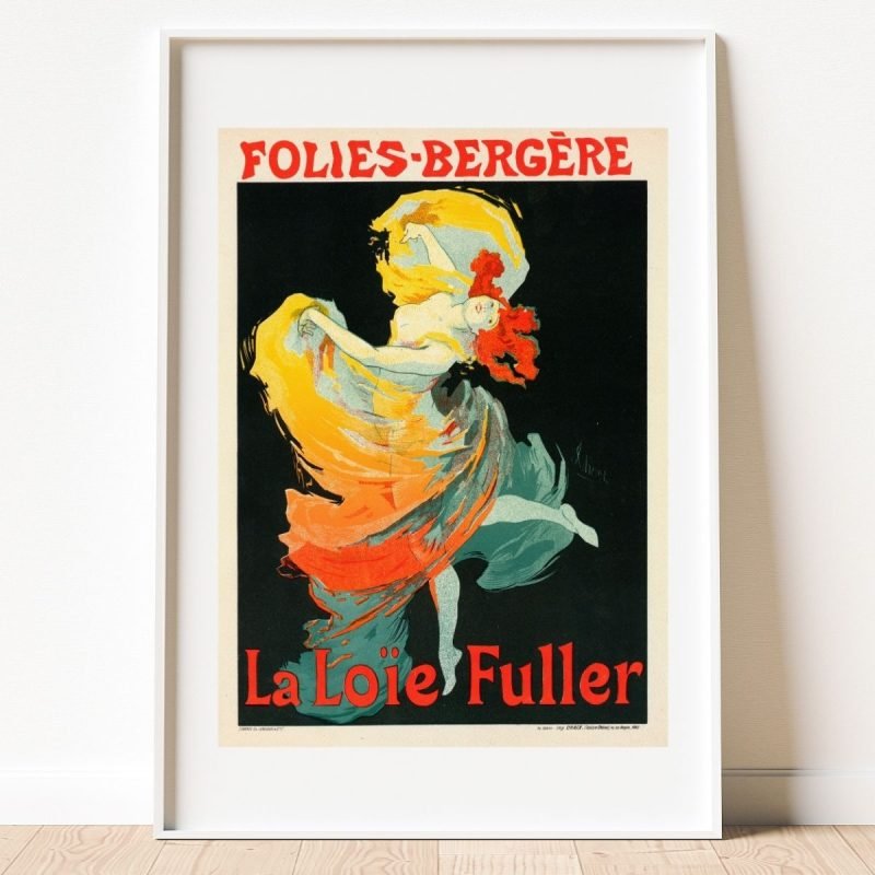 La Loie Fuller Poster Art Print Jules Cheret