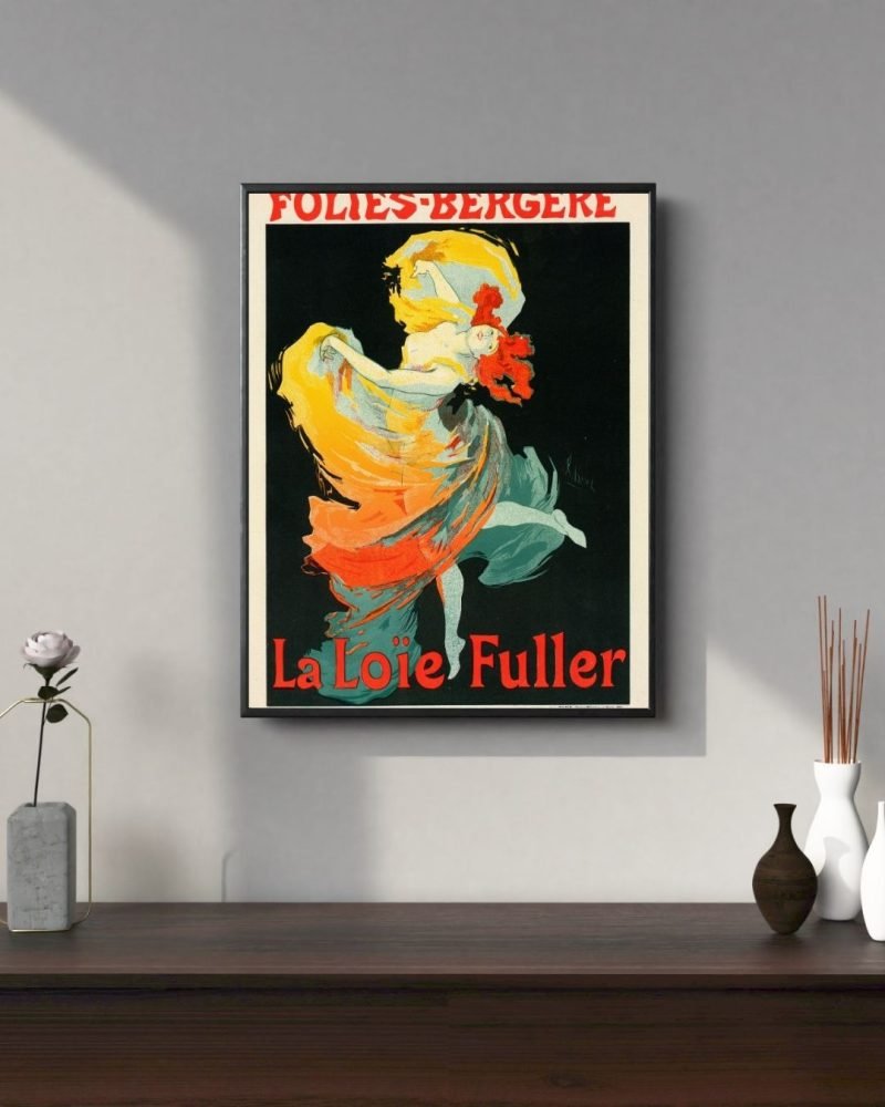 La Loie Fuller Poster Art Print Jules Cheret wall art