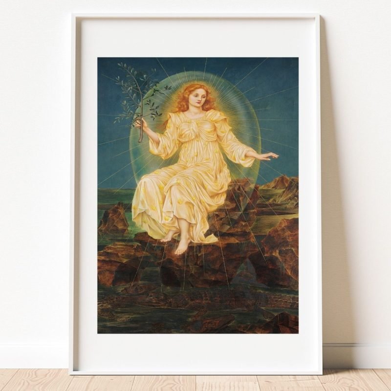 Lux in Tenebris Art Print Evelyn De Morgan