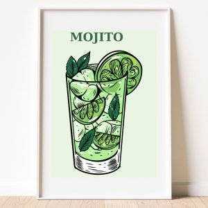 Mojito Cocktail Poster