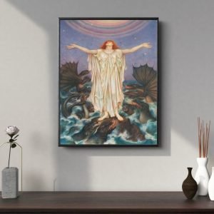 S.O.S Art Print Evelyn De Morgan canvas
