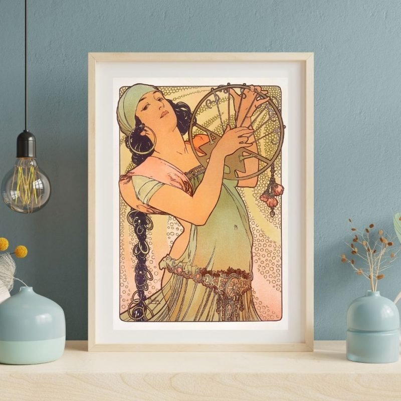 Salome Alphonse Mucha Art Nouveau poster Print