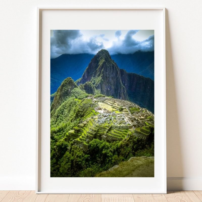 Aerial View Machu Picchu Print