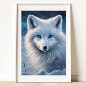 Arctic Fox Eyes Print