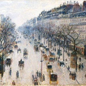 Camille Pissarro The Boulevard Montmartre on a Winter Morning Print