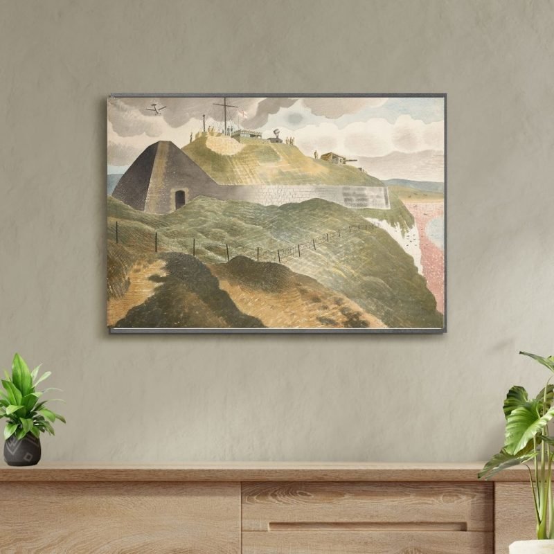 Coastal defences Eric Ravilious War Paintings canvas print