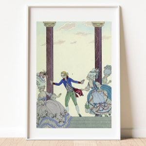 Falbalas et Fanfreluches Colin Maillard George Barbier Art Deco Print