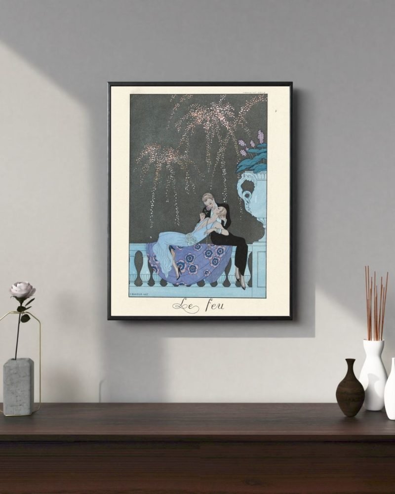 Le Feu (Fire) canvas print George Barbier