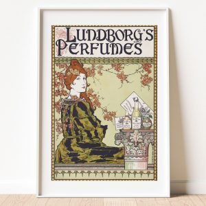 Lundborg's Perfumes Vintage Advertising Print