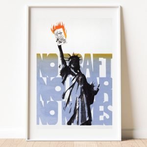 No Draft No War No Nukes Print