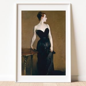 Portrait of Madame x Print john singer sargent